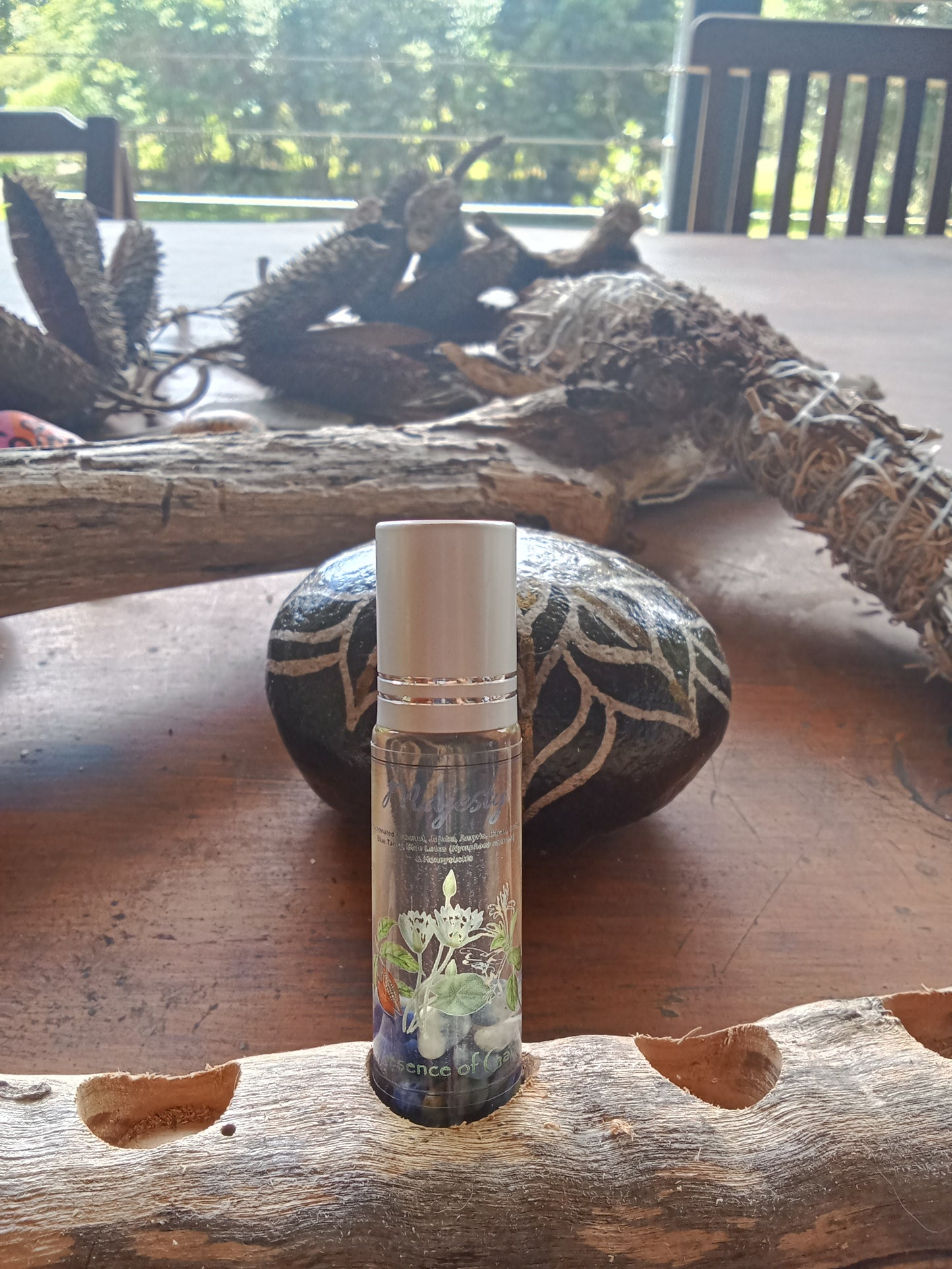 "Majesty" Blue Lotus, Cacao and Honeysuckle Aromatherapy Anointing Oil 10ml