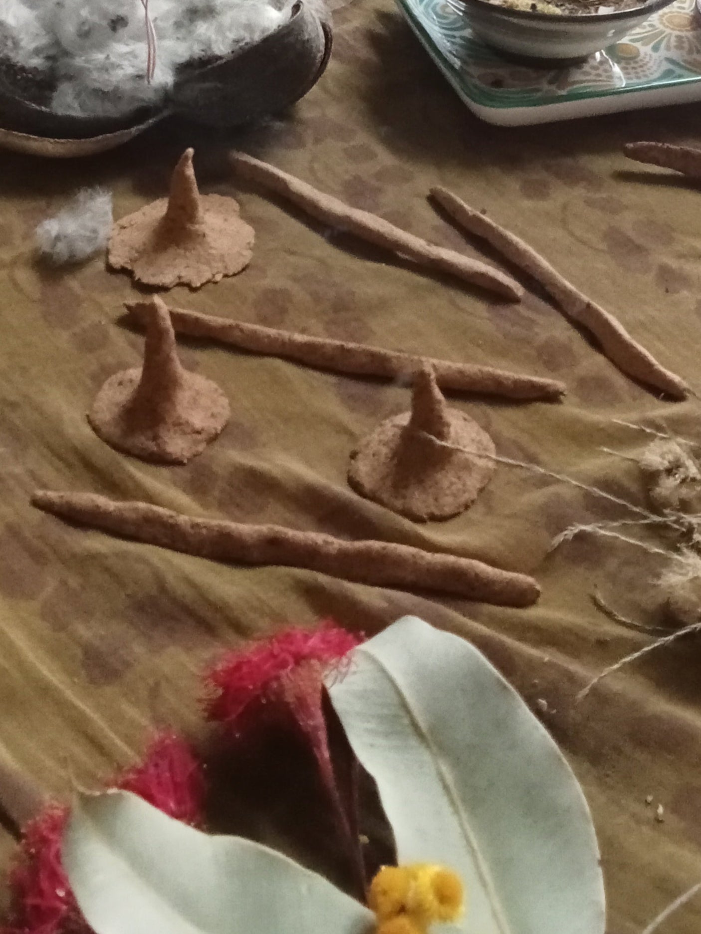 Witches Hats and Sticks