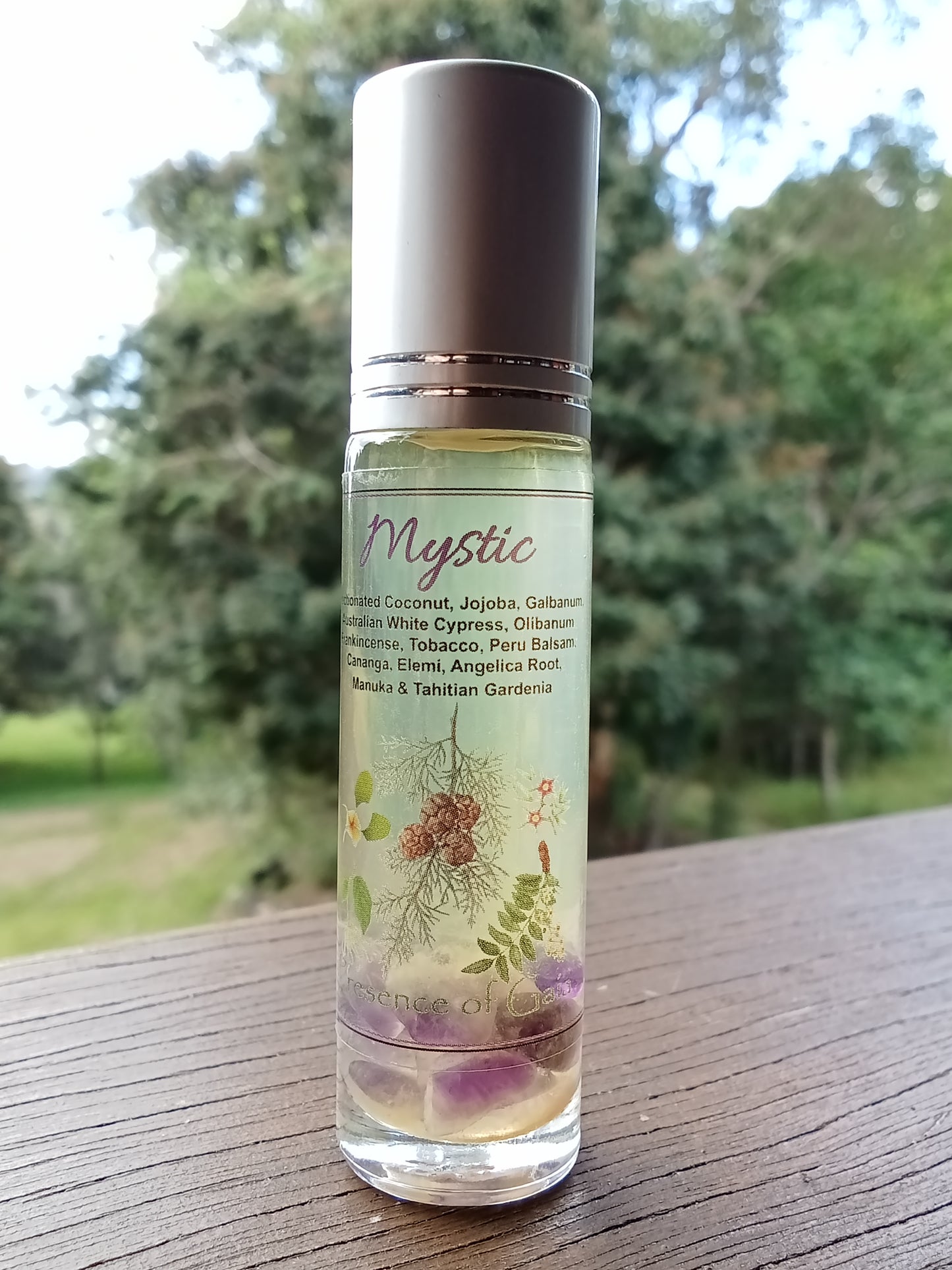 "Mystic" Sacred Resin & Floral Aromatherapy Anointing Oil 10ml