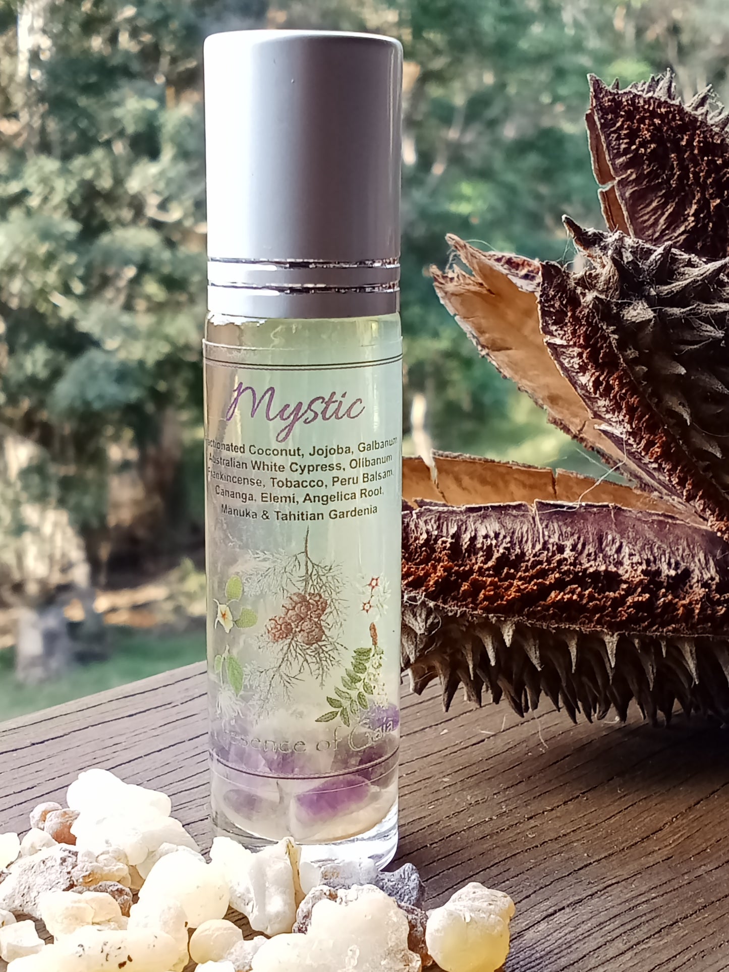 "Mystic" Sacred Resin & Floral Aromatherapy Anointing Oil 10ml