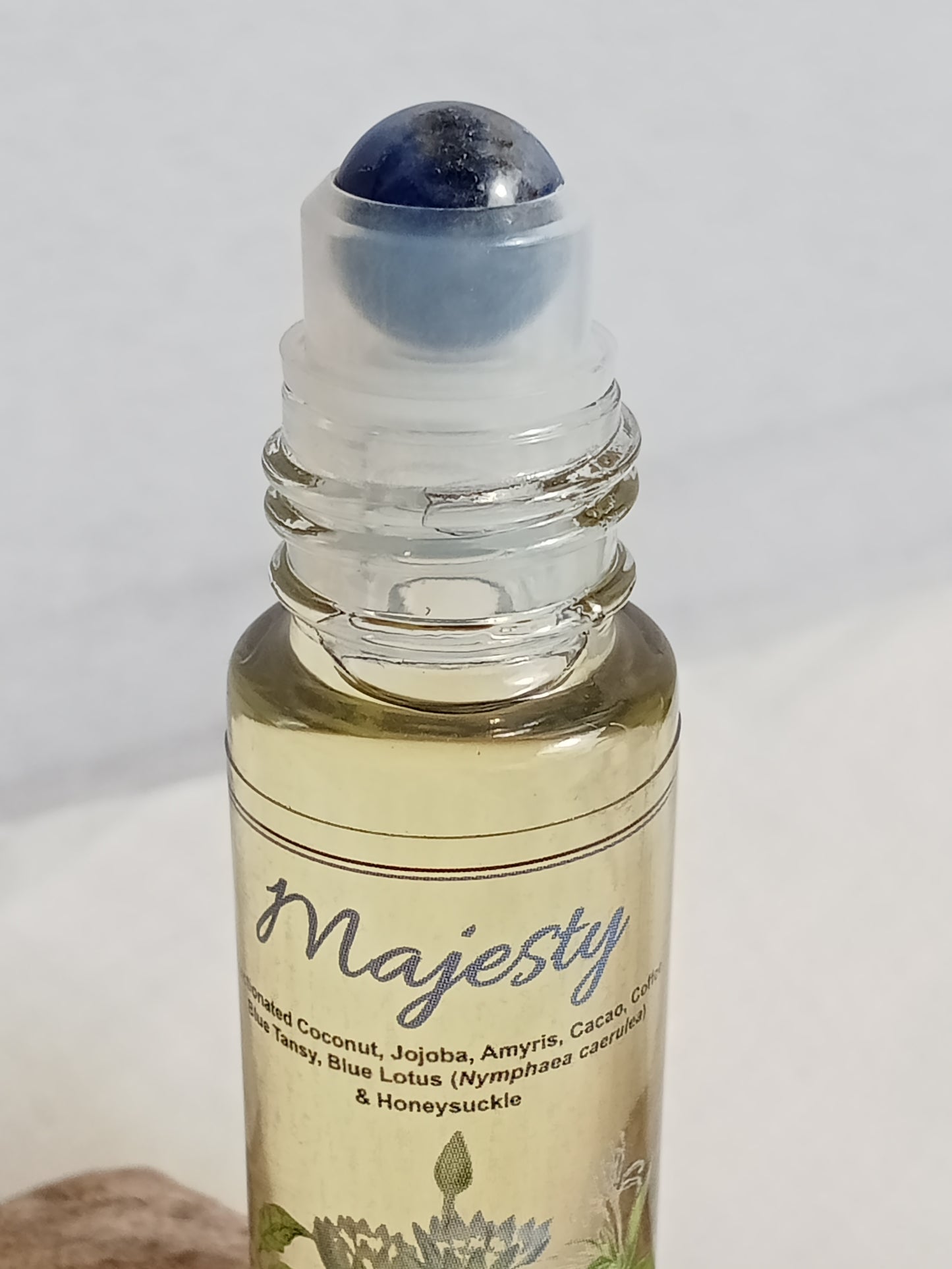 "Majesty" Blue Lotus, Cacao and Honeysuckle Aromatherapy Anointing Oil 10ml