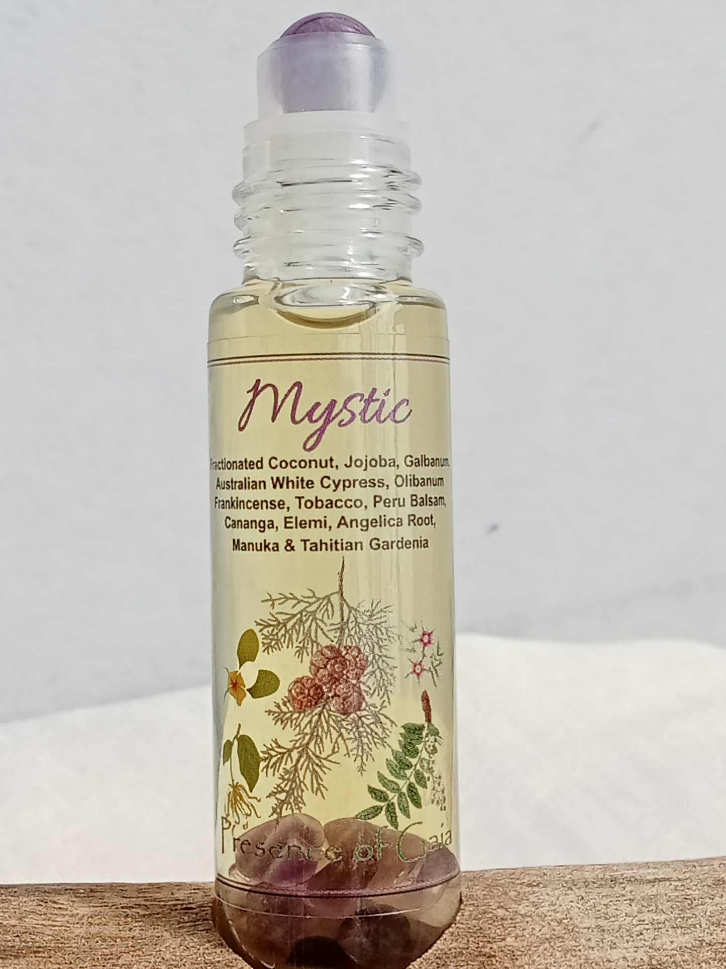 "Mystic" Sacred Resin & Floral Aromatherapy Anointing Oil 10ml