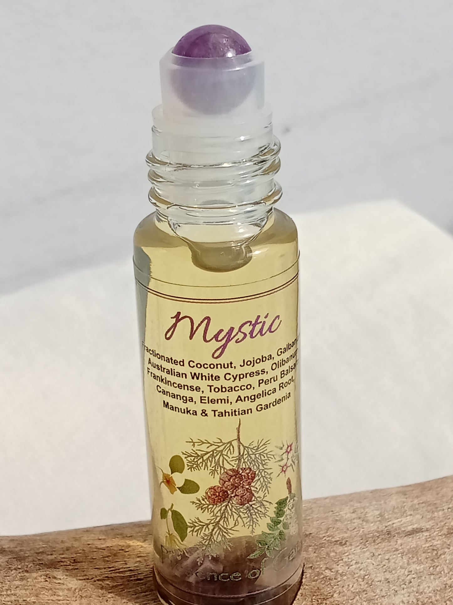 "Mystic" Sacred Resin & Floral Aromatherapy Anointing Oil 10ml